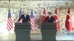 Biden-Davutoğlu Basın Açıklamasından Görüntüler